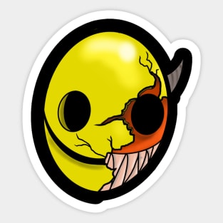 Devil behind the smile Sticker